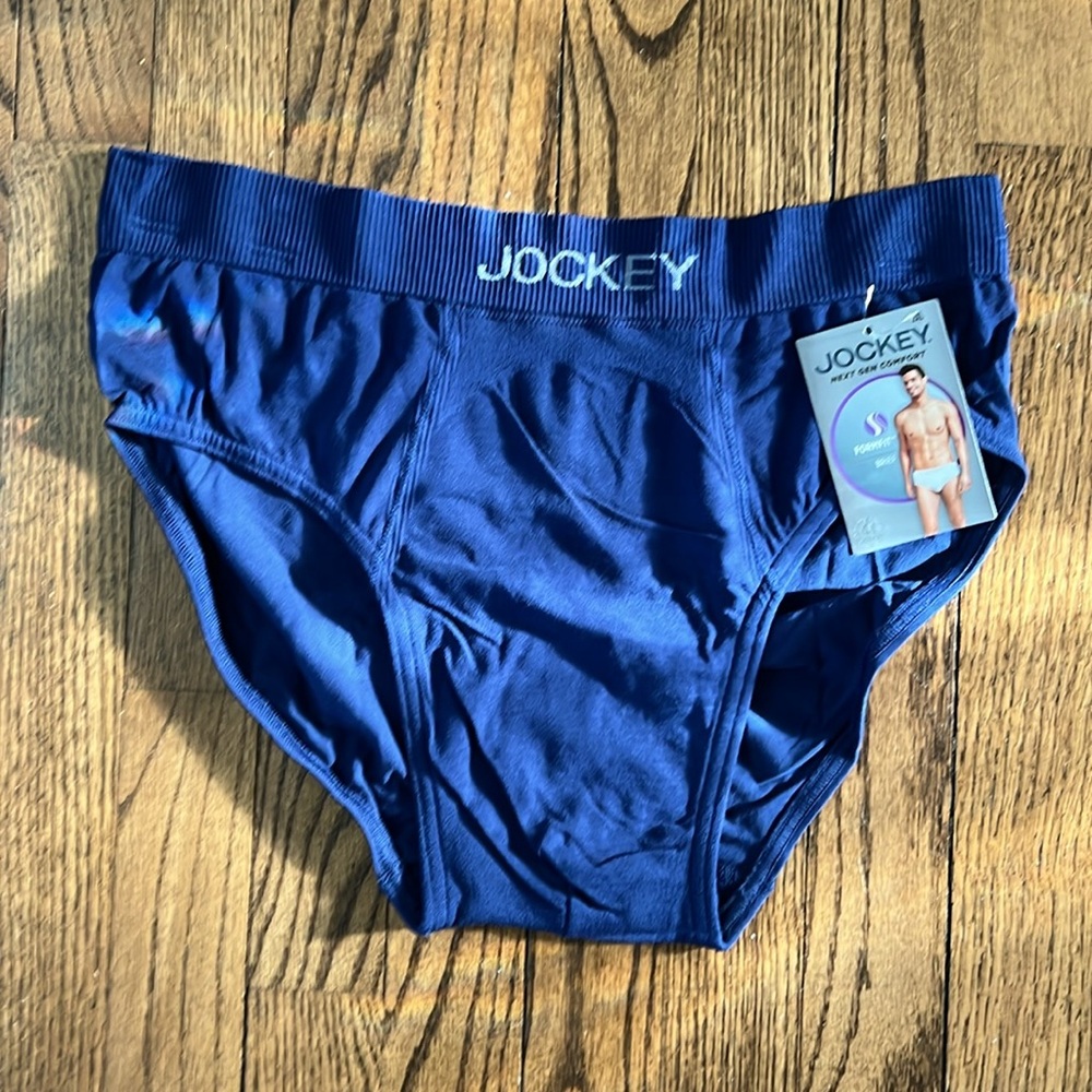 Jockey FormFit Lightweight Seamfree Brief NEW XXL Blue
